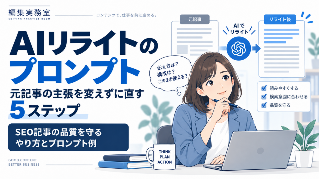 AIリライトのプロンプト設計